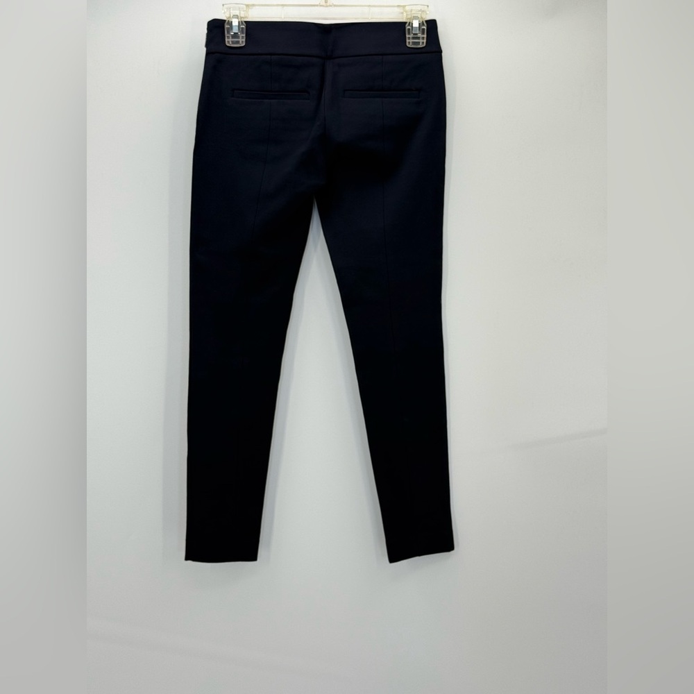Ann Taylor Navy Blue Skinny Ankle Pants High Rise Slim Fit Office Work Trousers - Picture 6 of 11